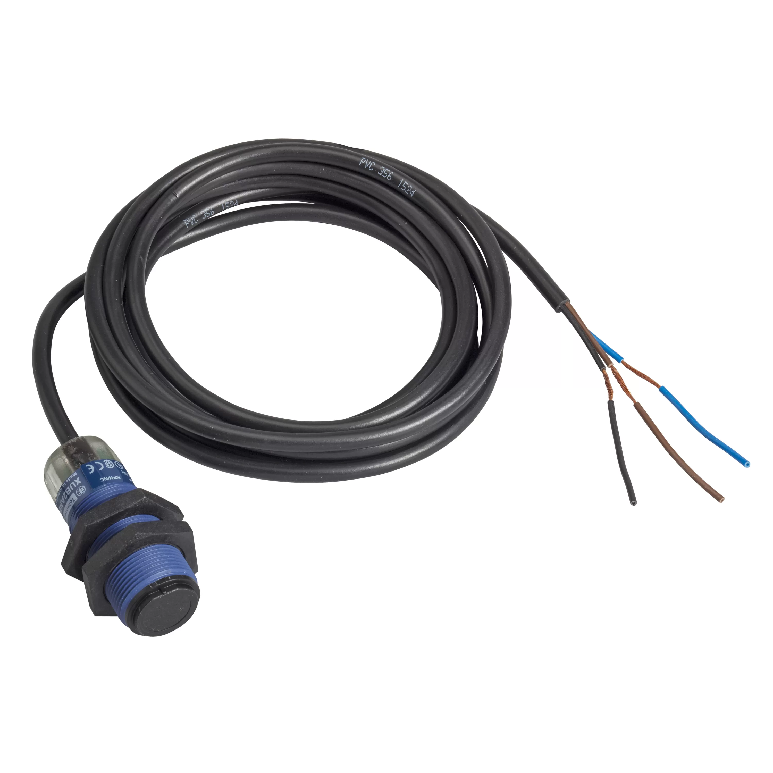 Schneider Electric XUB-Optoe. Sensor, Empfänger, Sn 15m, 12-24 V DC, 2m Kabel XUB2ANBNL2R