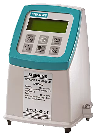 Siemens Signalumformer MAG 5000, IP67 / NEMA 4X/6, Kunststoffgehaeuse, mit Anzeige, 1... 7ME69101AA101AA0