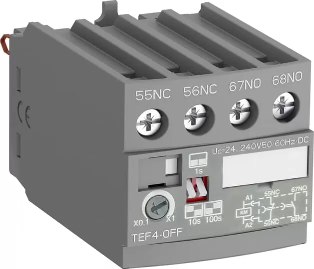 ABB Elektronik Timer TEF4-OFF passend für AF09 - AF96 1SBN020114R1000