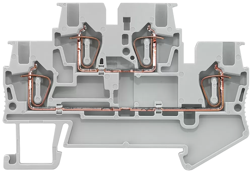 Siemens Doppelstockklemme Potential verbunden, Querschnitt: 0,14-1,5mm2, Breite: 4,2mm 8WH20250AE00