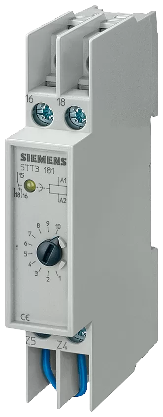 Siemens Verzögerungszeitschalter T55 AC 230V 10A 1W mit Klarsichtkappe 5TT3181