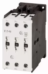 Eaton Leistungsschütz, 3-polig, 380 V 400 V: 22 kW, 24 V 50/60 Hz, Wechselstrombetätigung, Schraubklemmen 197620