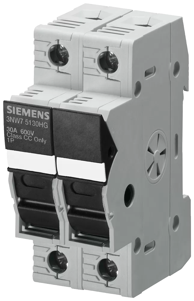 Siemens SENTRON, Sicherungshalter, Class CC, 2-polig, In: 30 A, Un AC: 600 V 3NW75230HG