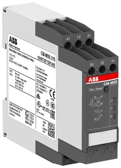 ABB CM-MSS.31P Thermistor-Motorschutzrelais 1S+1Ö, 24-240VAC/DC 1SVR740712R1400