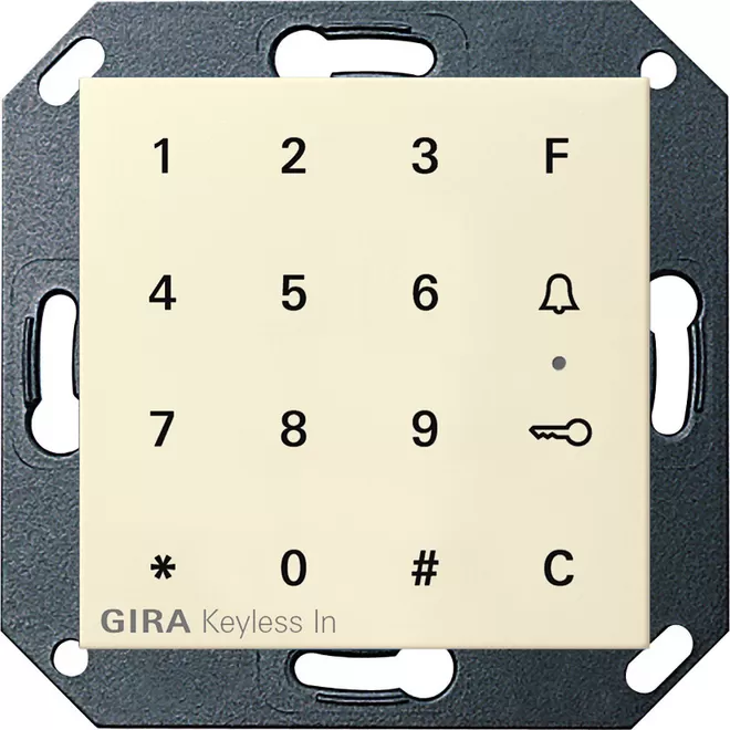 Gira Gira Keyless In Codetastatur System 55 Cremeweiß 260501