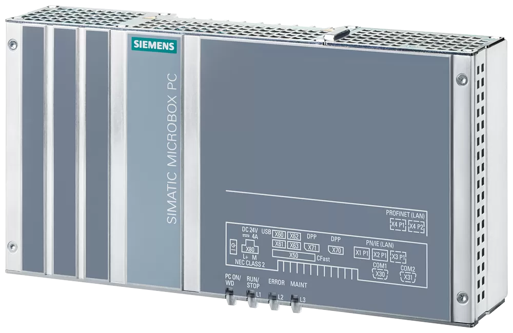 Siemens SIMATIC IPC IPC427E Celeron G3902E, 4 GB RAM, 240 GB SSD, Windows 7 6AG41411AA140FA0