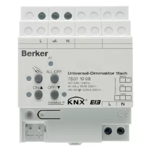 Berker Universal-Dimmaktor 1f 500W REG KNX 75311008