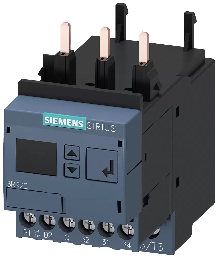 Siemens Überwachungsrelais anbaubar an Schütz 3RT2, Baugr. S00 Standard, 4-40A 3RR22421FA30